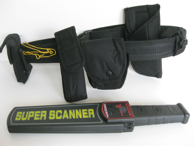 AIRLINE SECURITY SCANNER BELT, Black